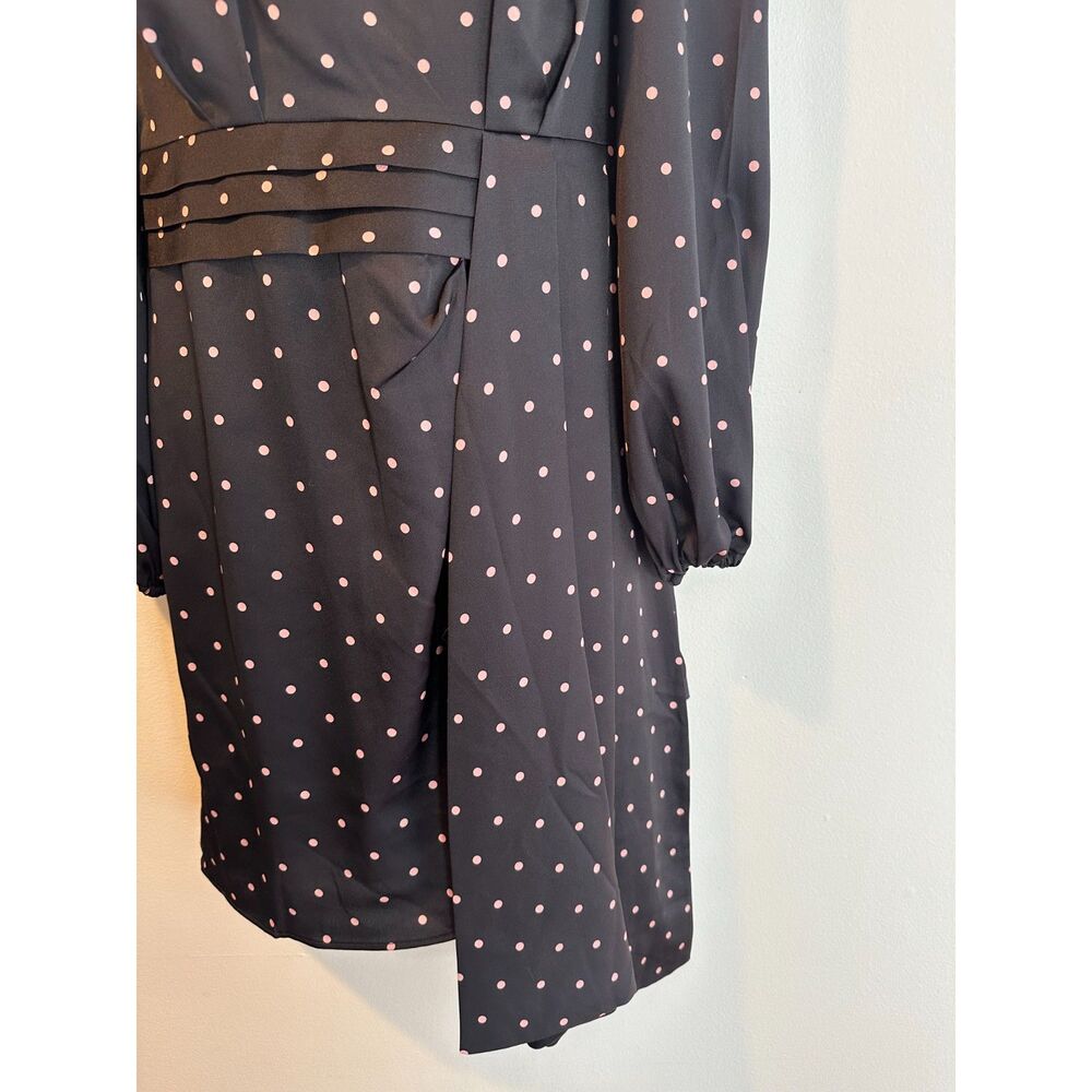 NWT Keepsake The Label Women's Hold Back Mock Neck Long Sleeve Mini Dress w/Sash - Picture 8 of 11